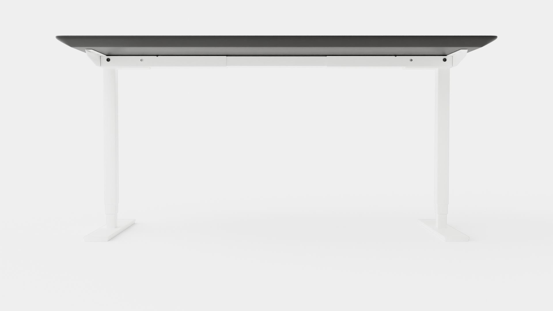 Office Table Low-poly 3D model_1