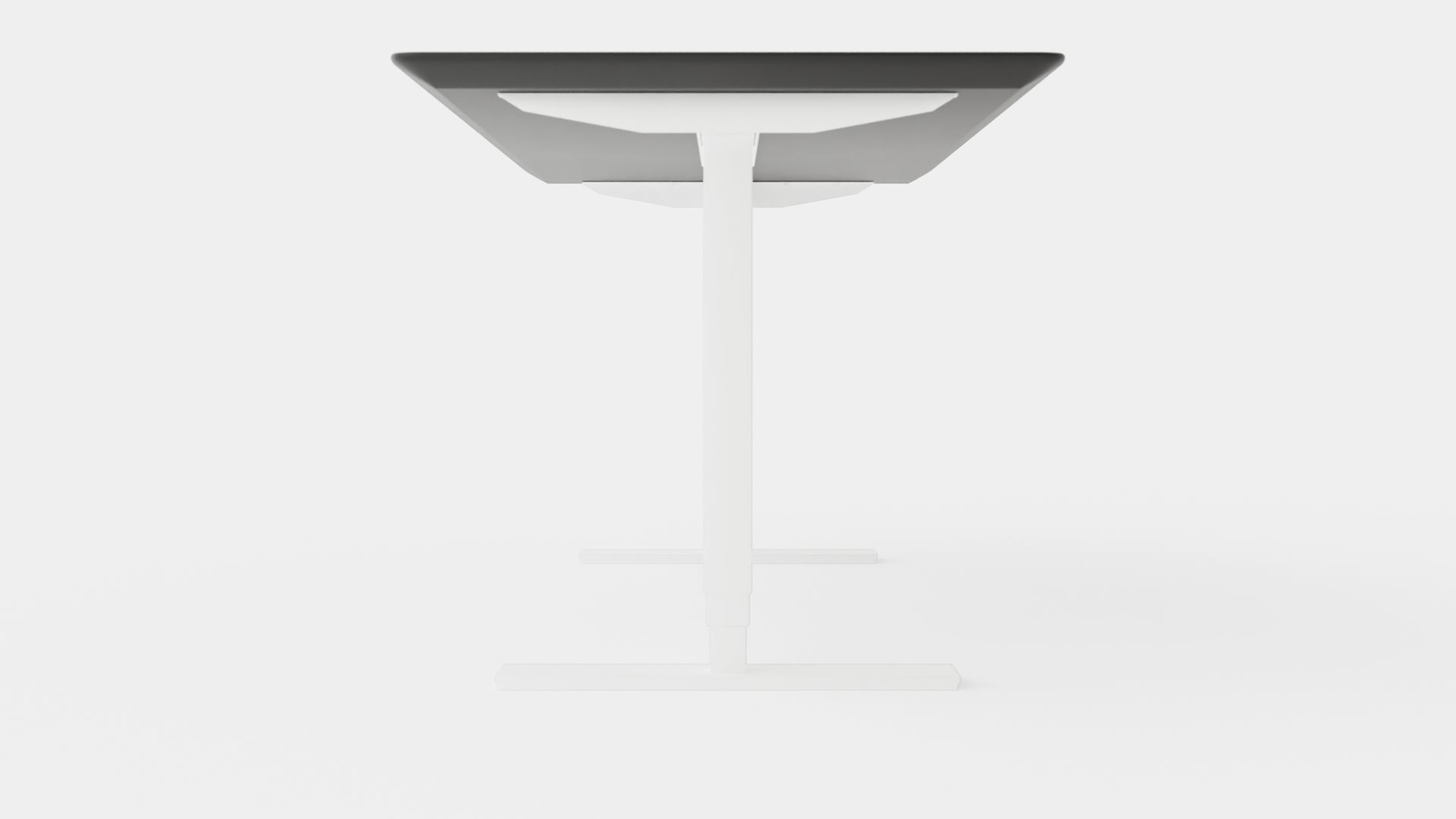 Office Table Low-poly 3D model_2