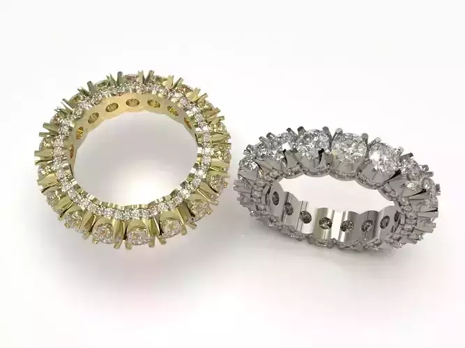 Diamond Eternity  Rings Wedding 