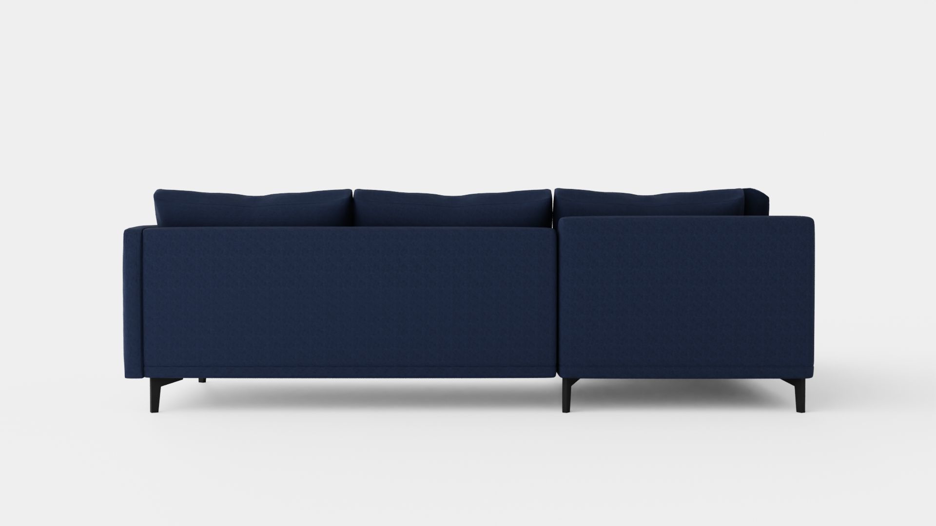 L-shaped Sofa Low-poly 3D model_4