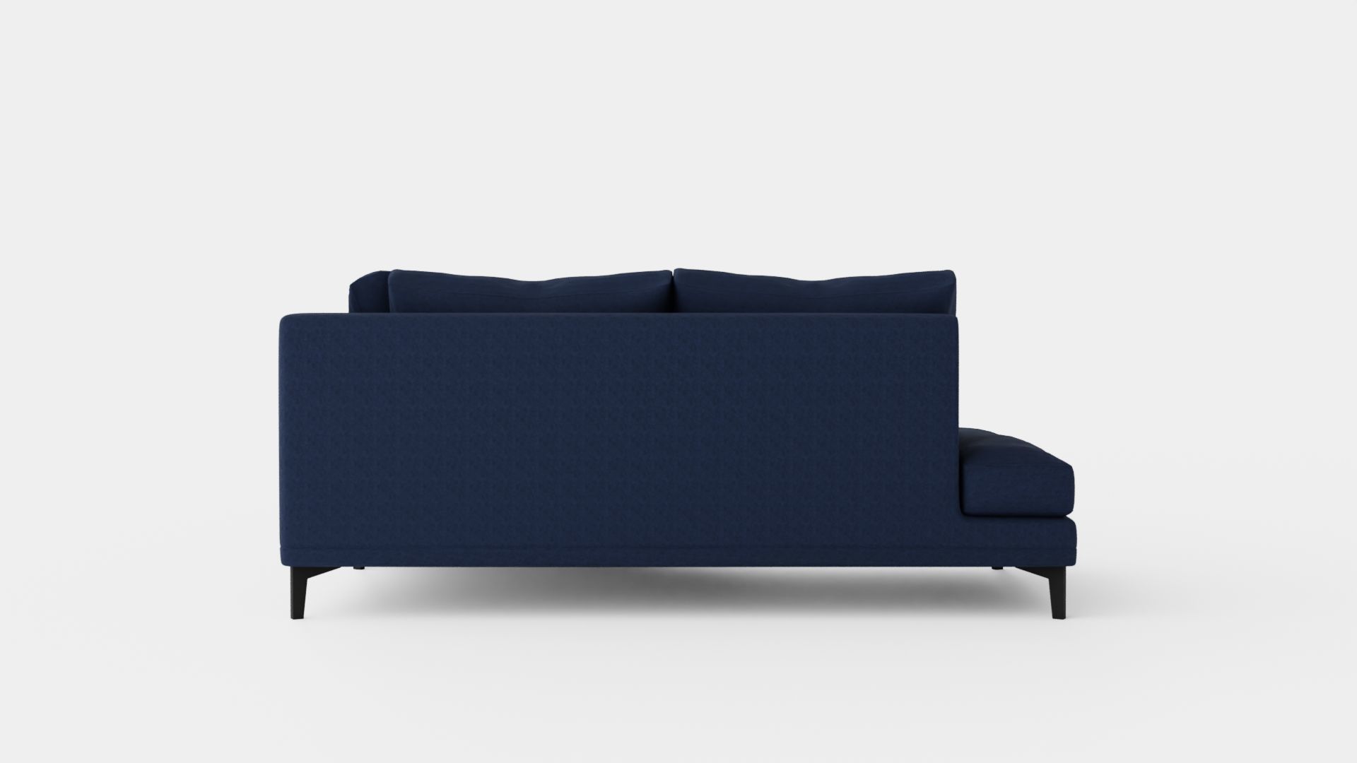 L-shaped Sofa Low-poly 3D model_2