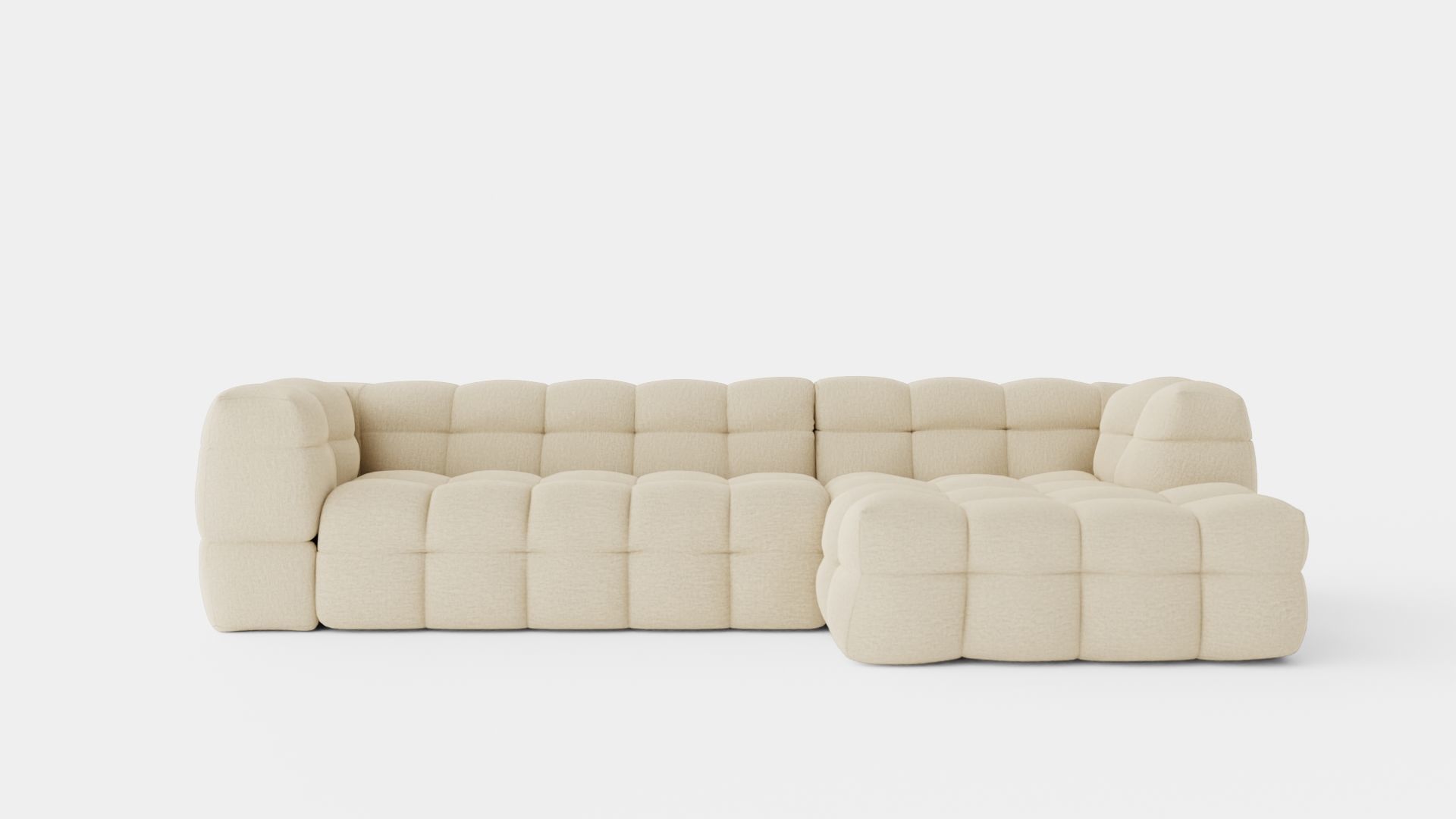 Divan Sofa Low-poly 3D model_1