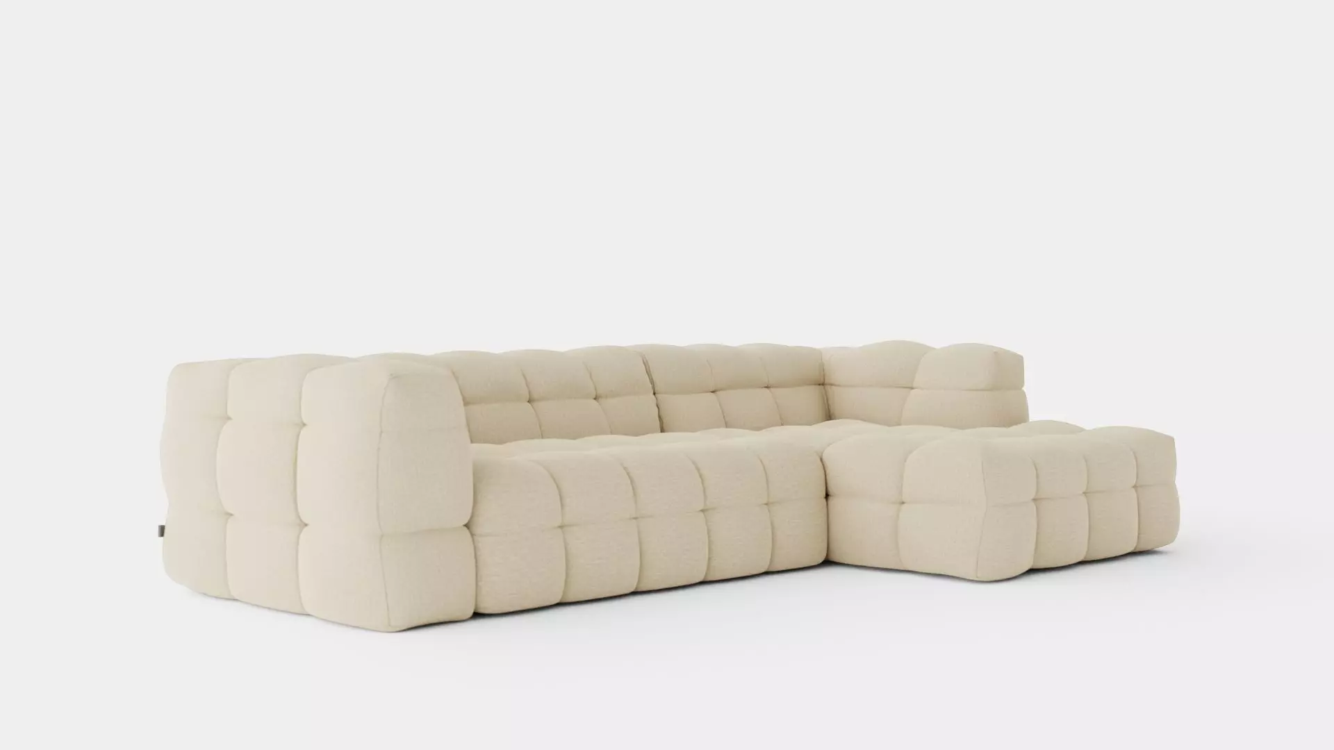 Divan Sofa Low-poly 3D model_0