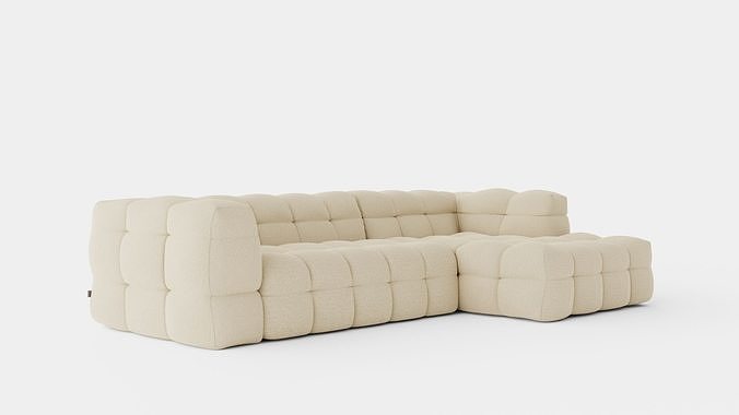 Divan Sofa Low-poly 3D model