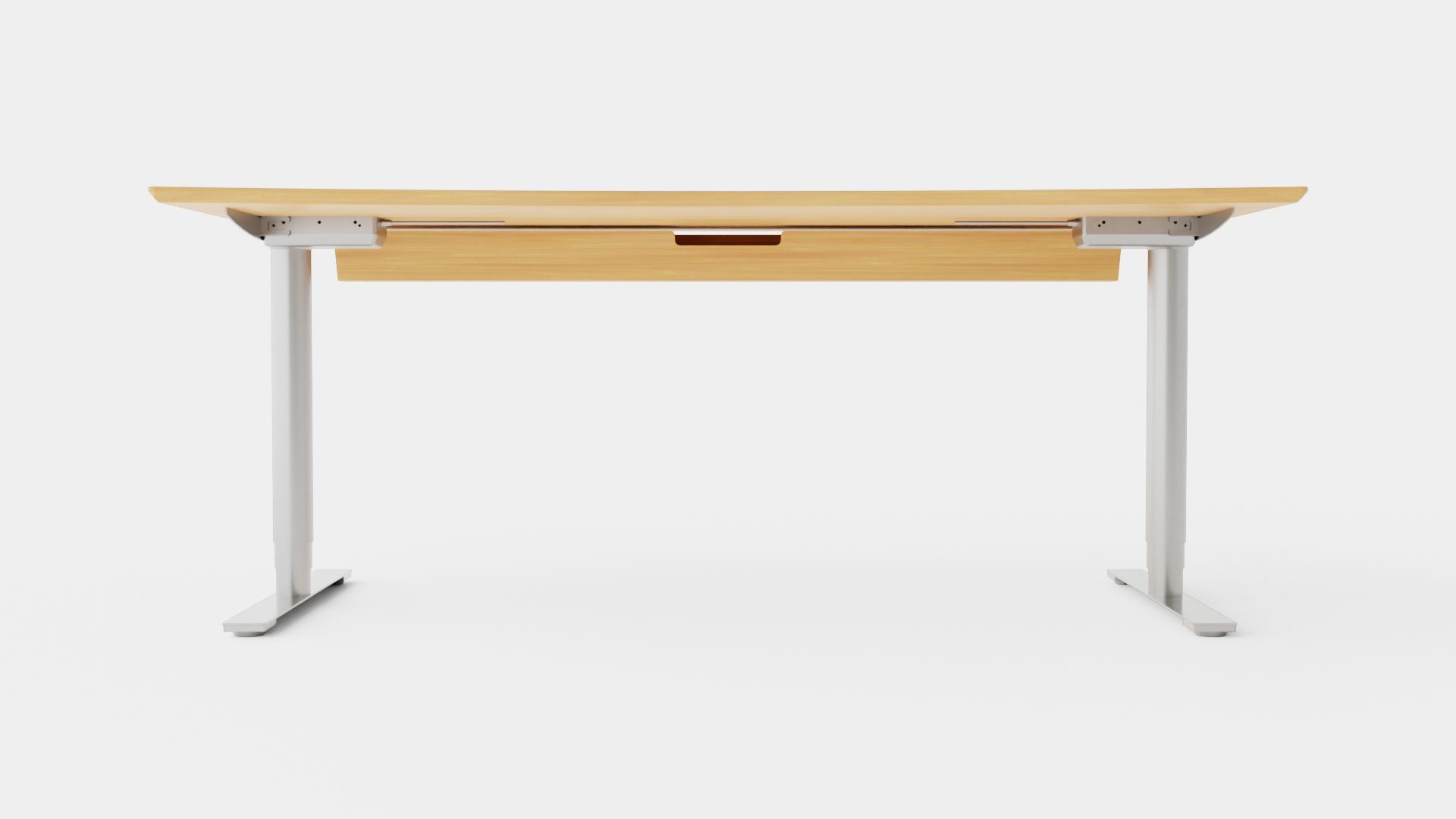 Office Desk Low-poly 3D model_4