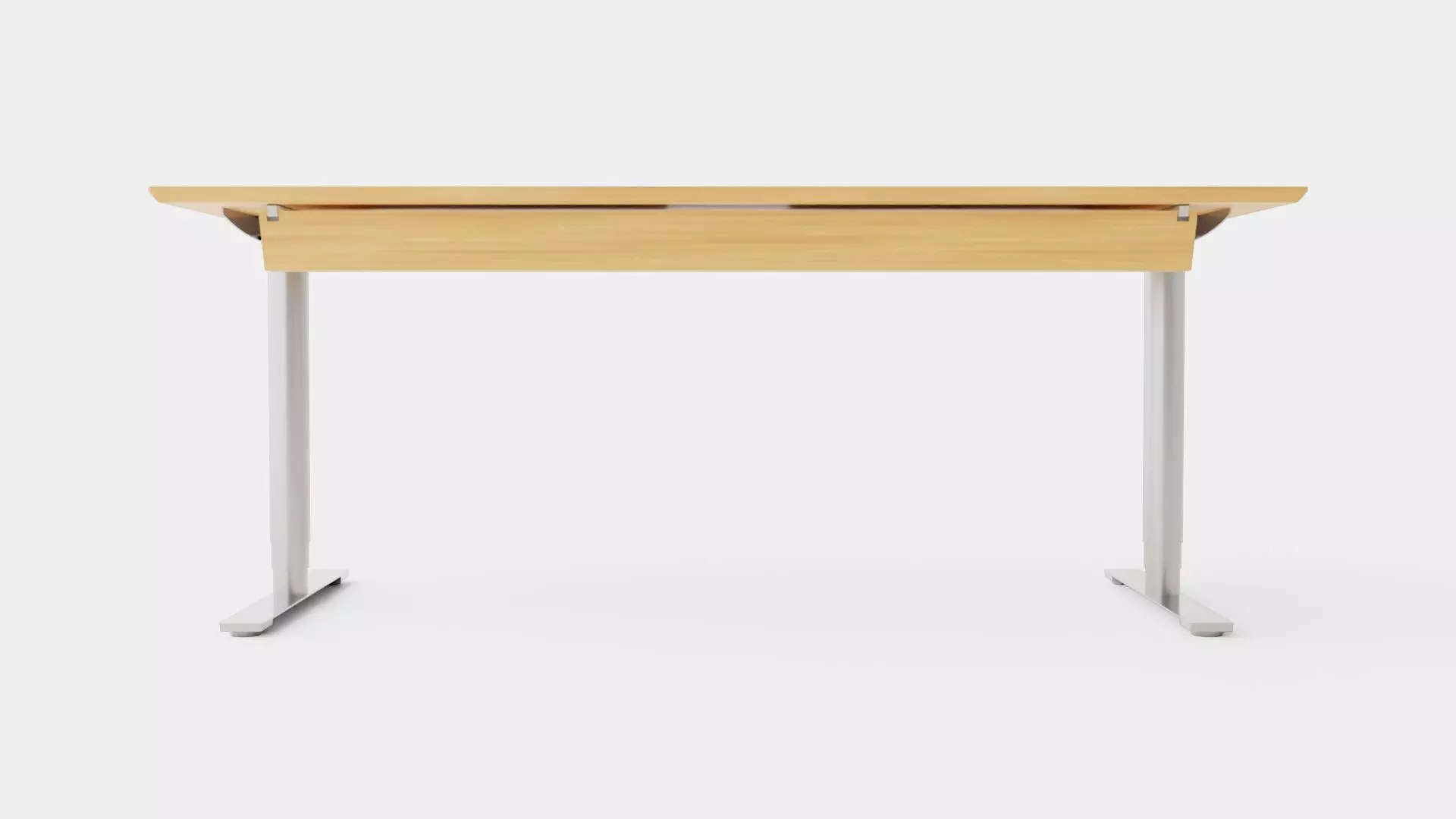 Office Desk Low-poly 3D model_0