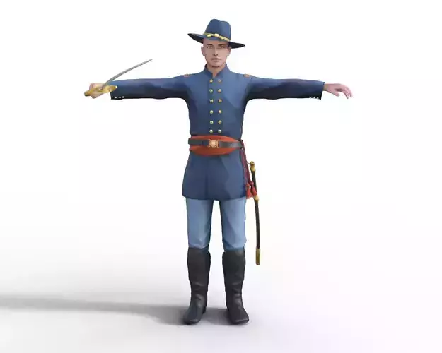 Shenandoah Police Officer 3d Model