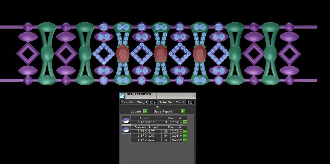 bracelet 3D print model_0