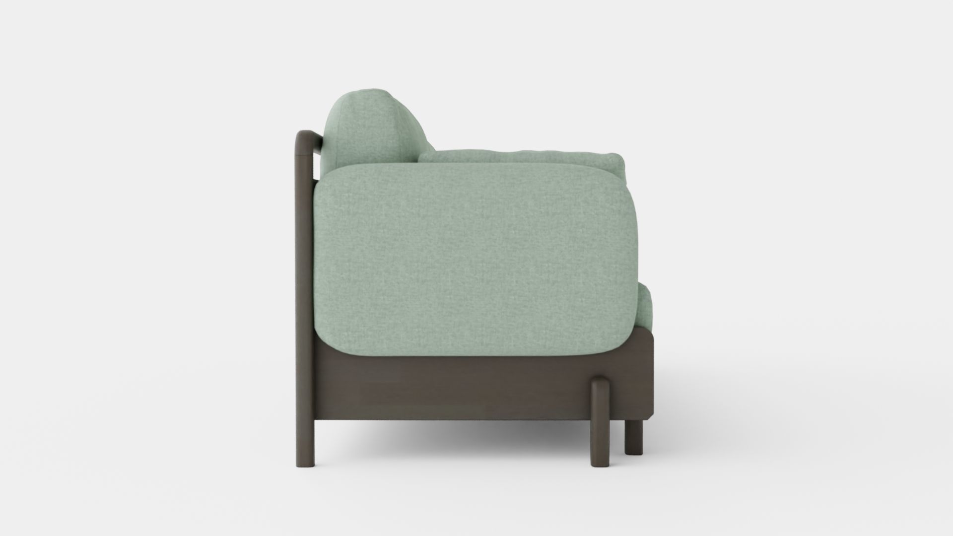 3 Seater Sofa Low-poly 3D model_2