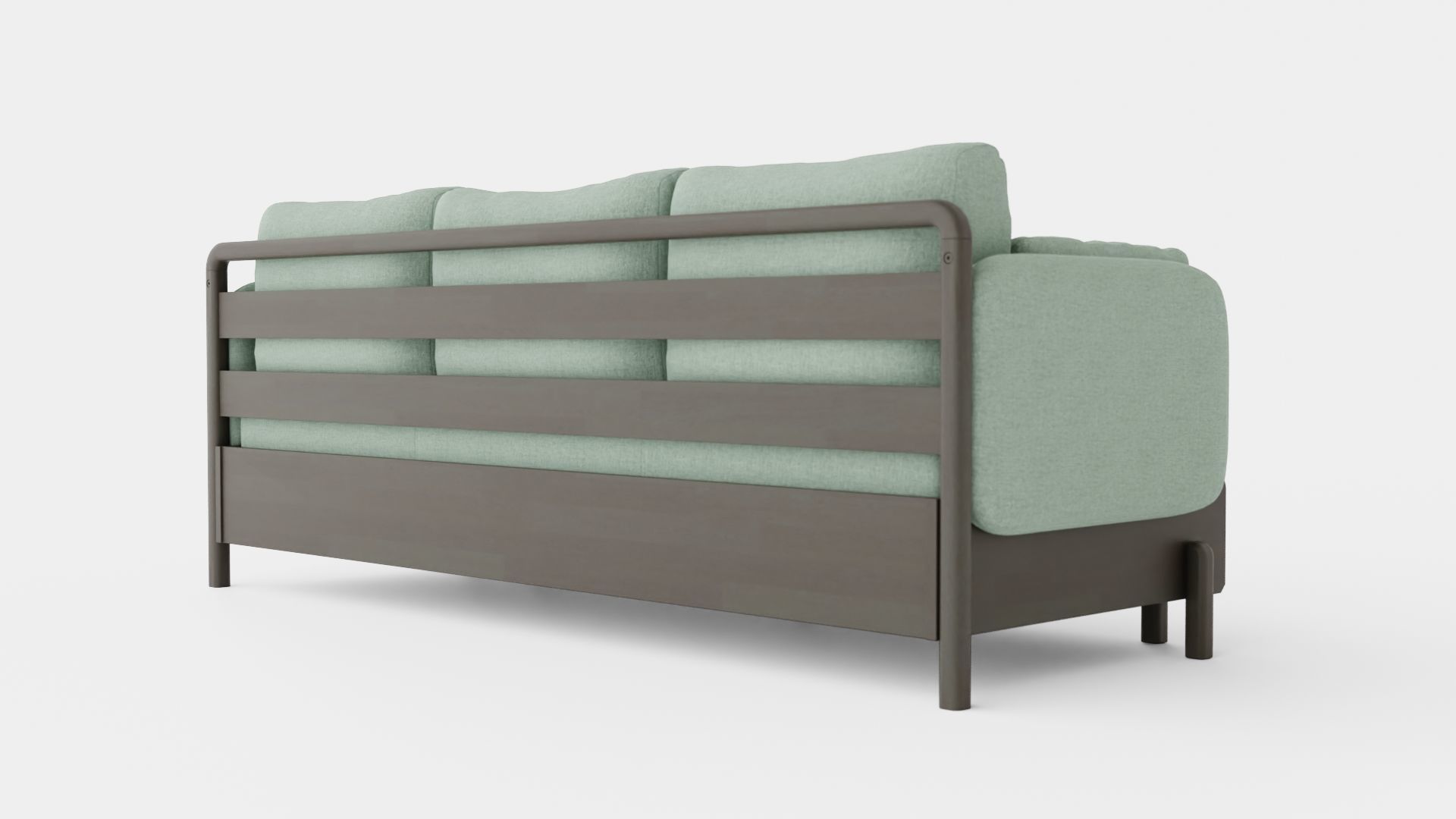 3 Seater Sofa Low-poly 3D model_3