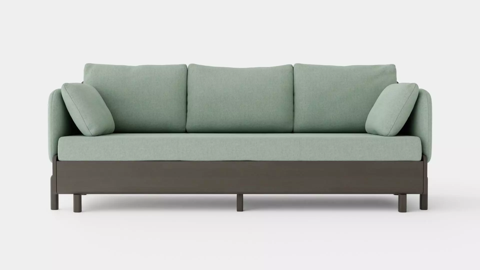 3 Seater Sofa Low-poly 3D model_0