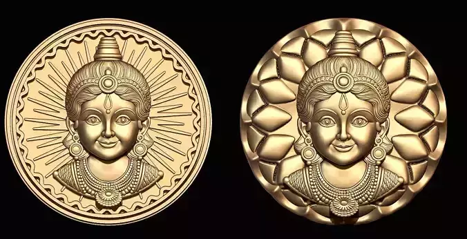 LORD SHRI RAM PENDANT COMBO 3D print model