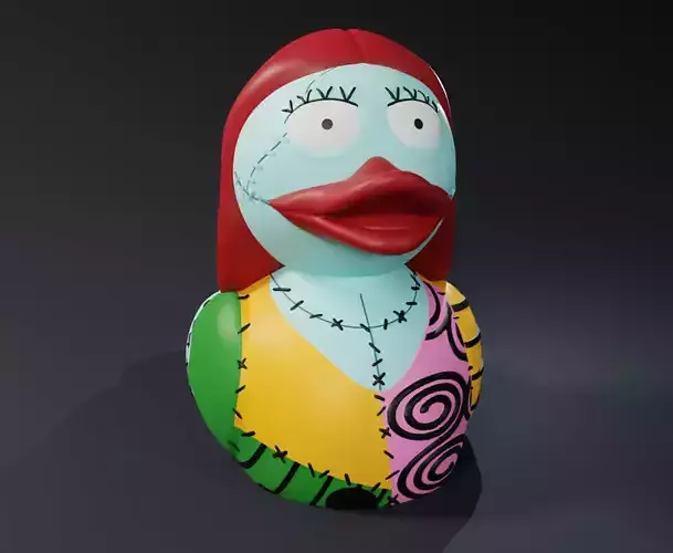 Cute Sally Rubber Duck 3D print model