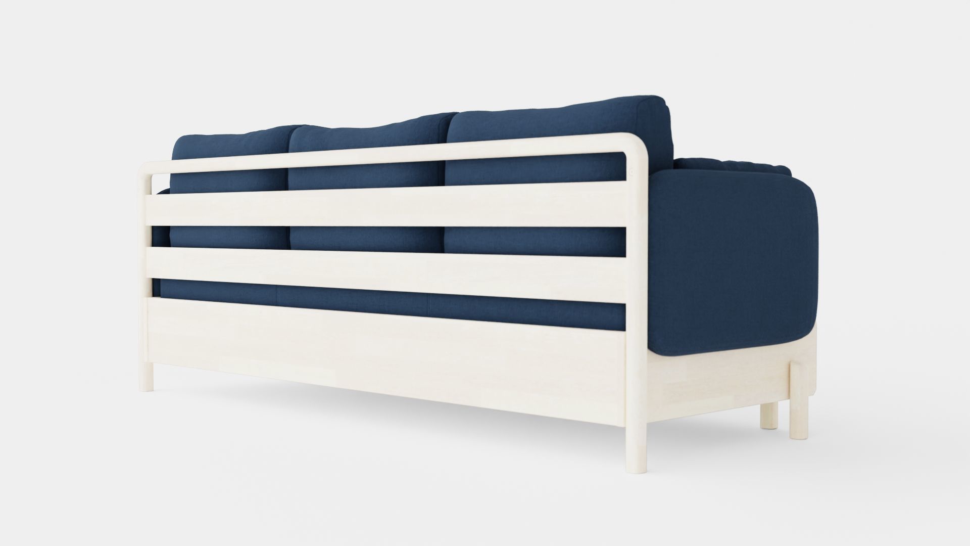 3 Seater Sofa Low-poly 3D model_3