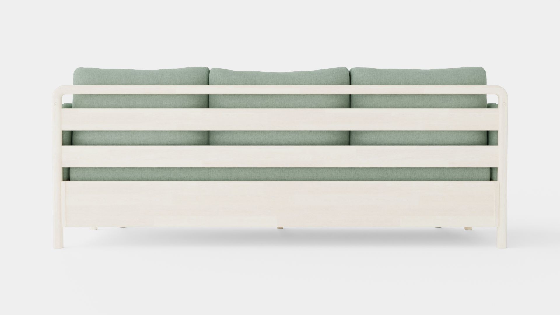 3 Seater Sofa Low-poly 3D model_4