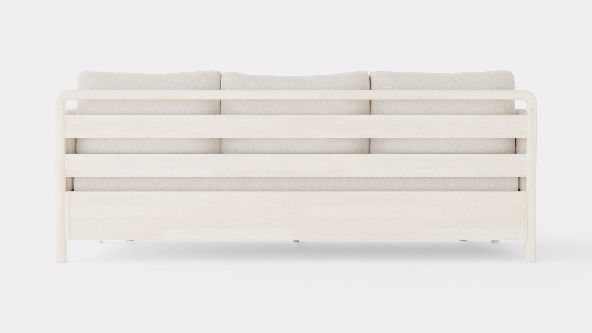 3 Seater Sofa Low-poly 3D model_4