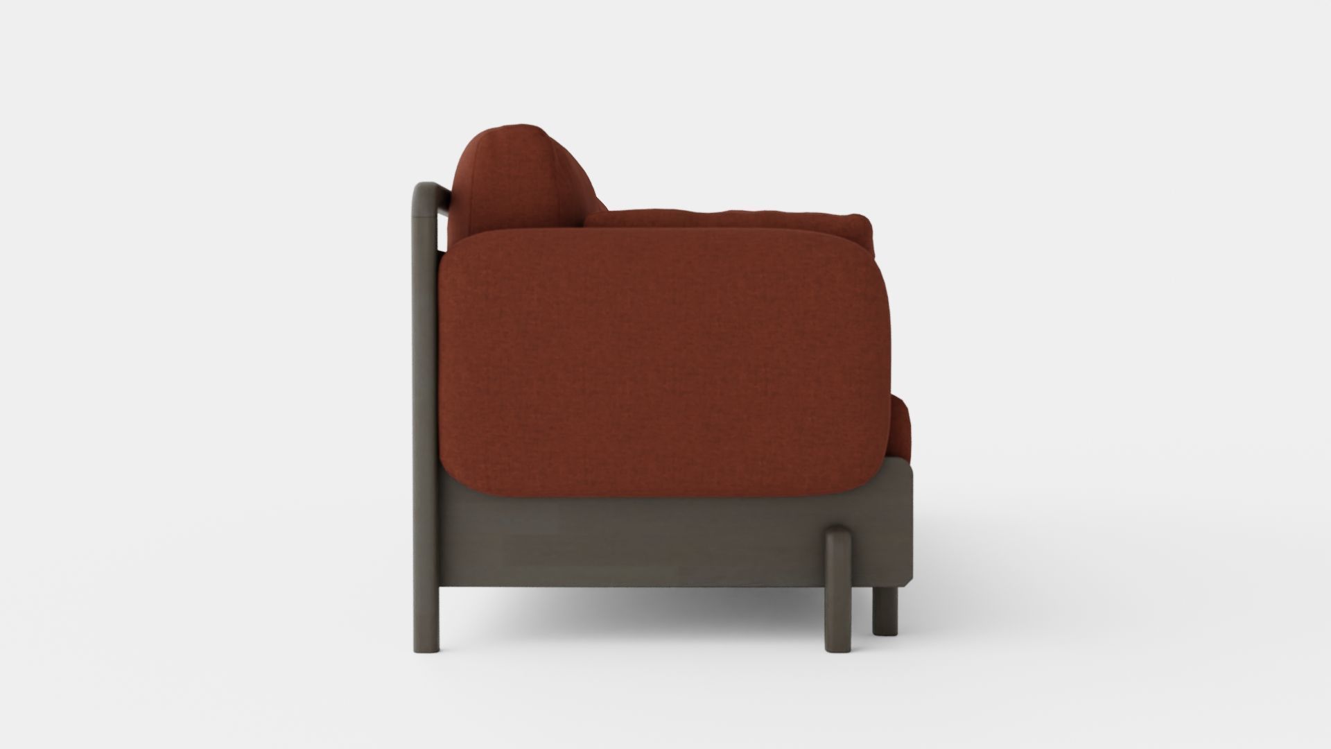 3 Seater Sofa Low-poly 3D model_2