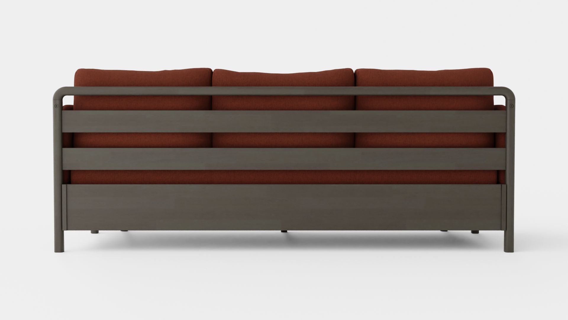 3 Seater Sofa Low-poly 3D model_4