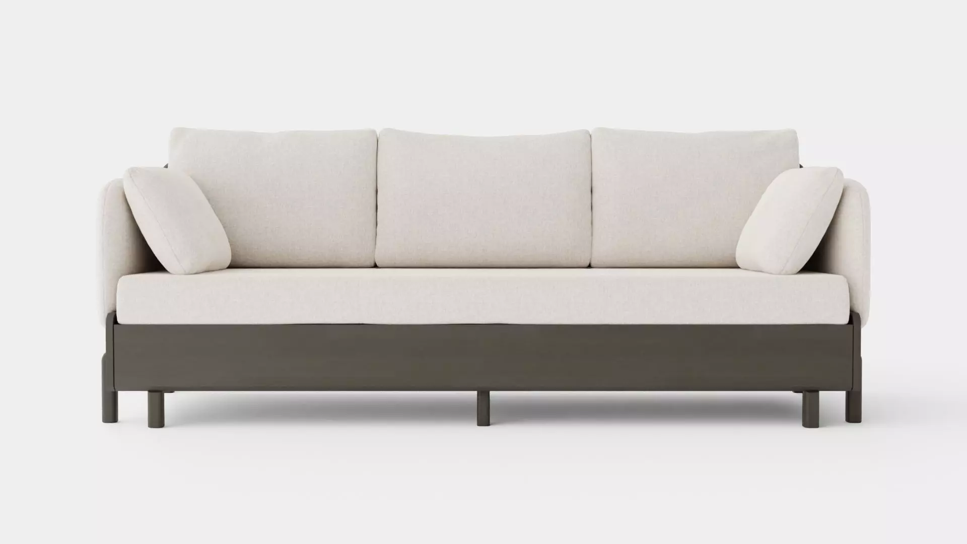 3 Seater Sofa Low-poly 3D model_0