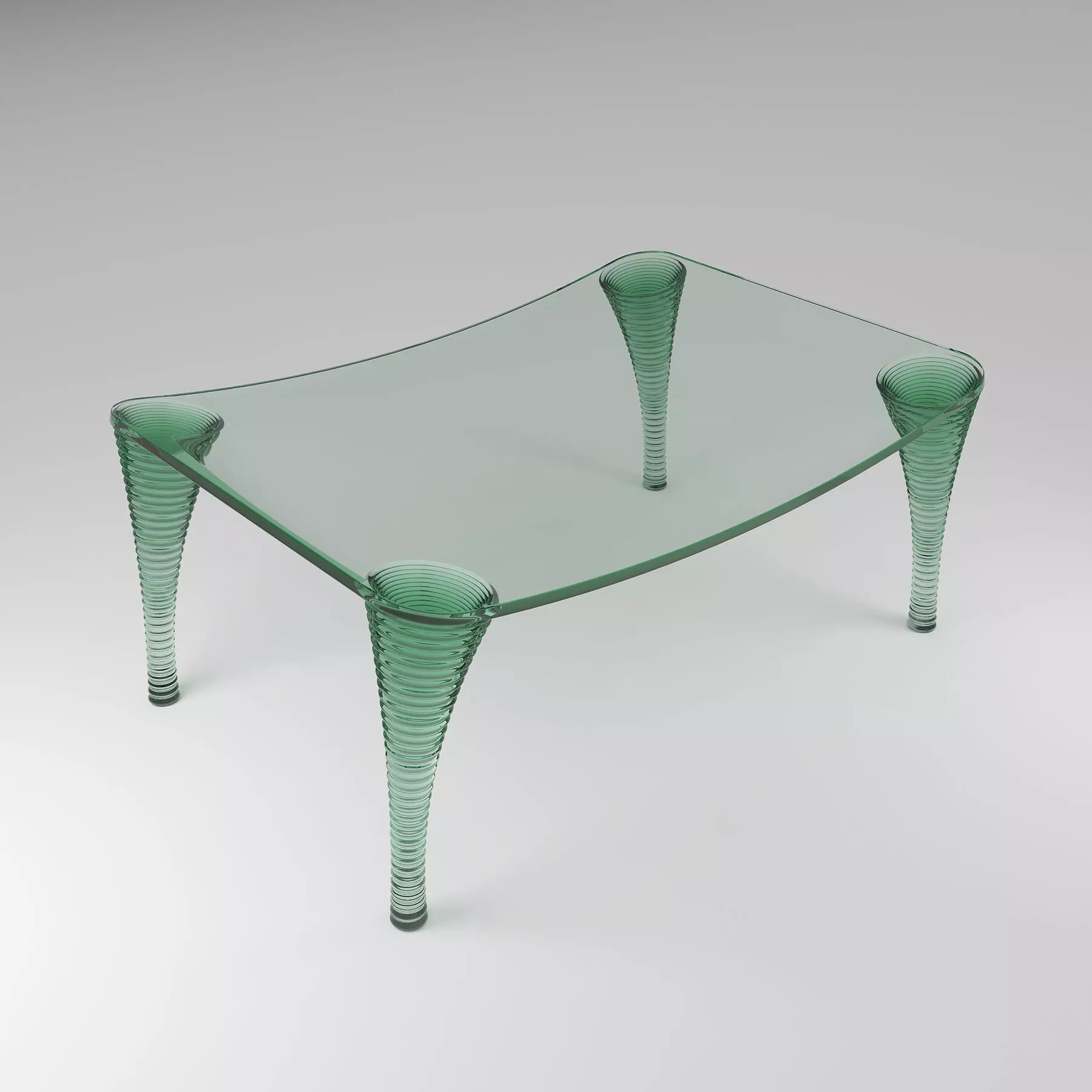 Glass Table 3D model_0
