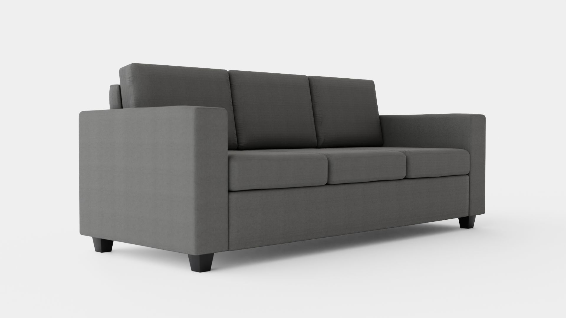 3 Seater Sofa Low-poly 3D model_1