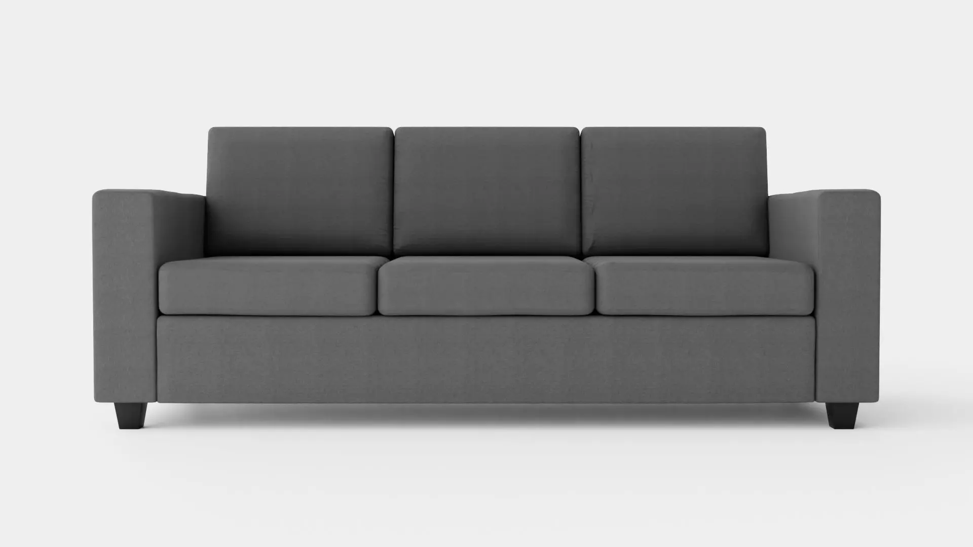 3 Seater Sofa Low-poly 3D model_0