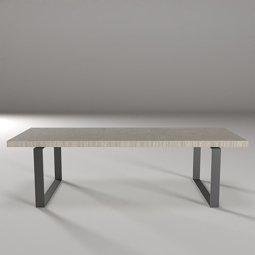 Gorham Extendable Dining Table Low-poly 3D model