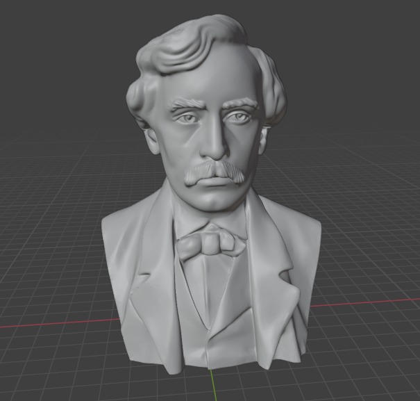 John Wilkes Booth 3D print model_9