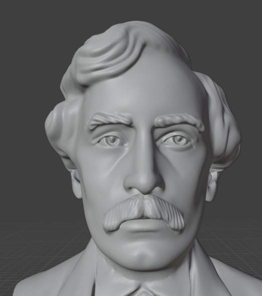 John Wilkes Booth 3D print model_5