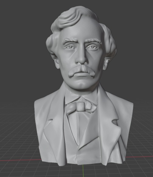 John Wilkes Booth 3D print model_11