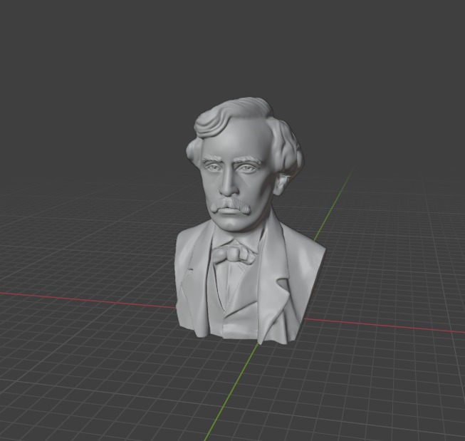 John Wilkes Booth 3D print model_10