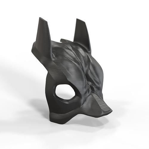 BatCat  BatDog 3d model batman mask for cat  dog print Free 3D print model