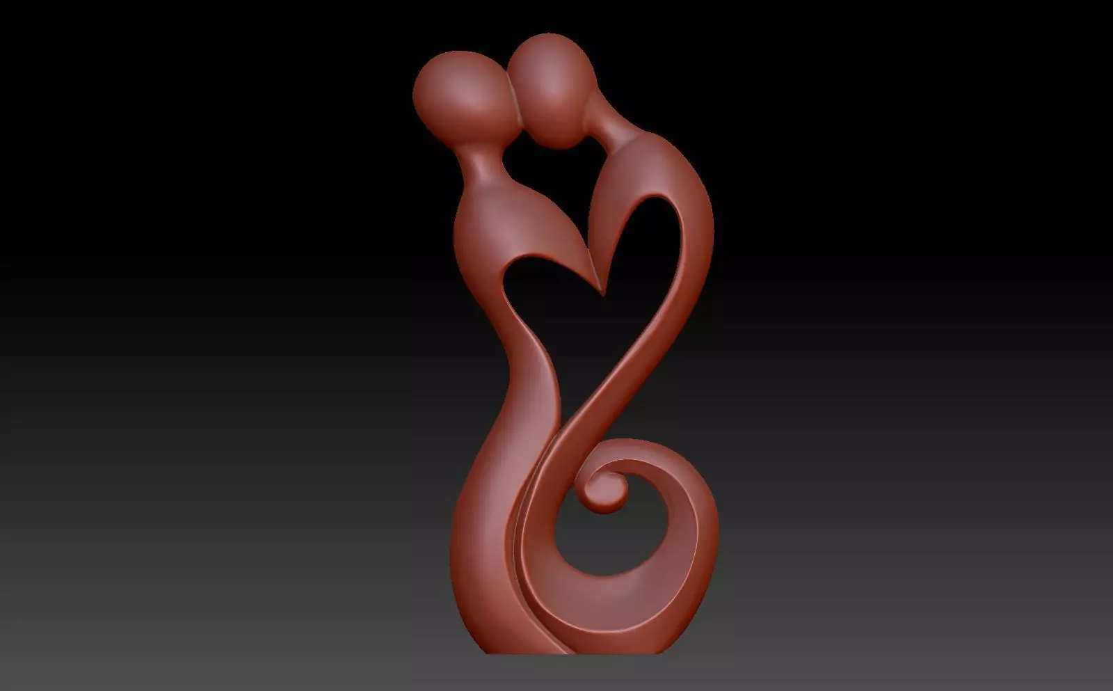 Man and woman love 3D print model_0