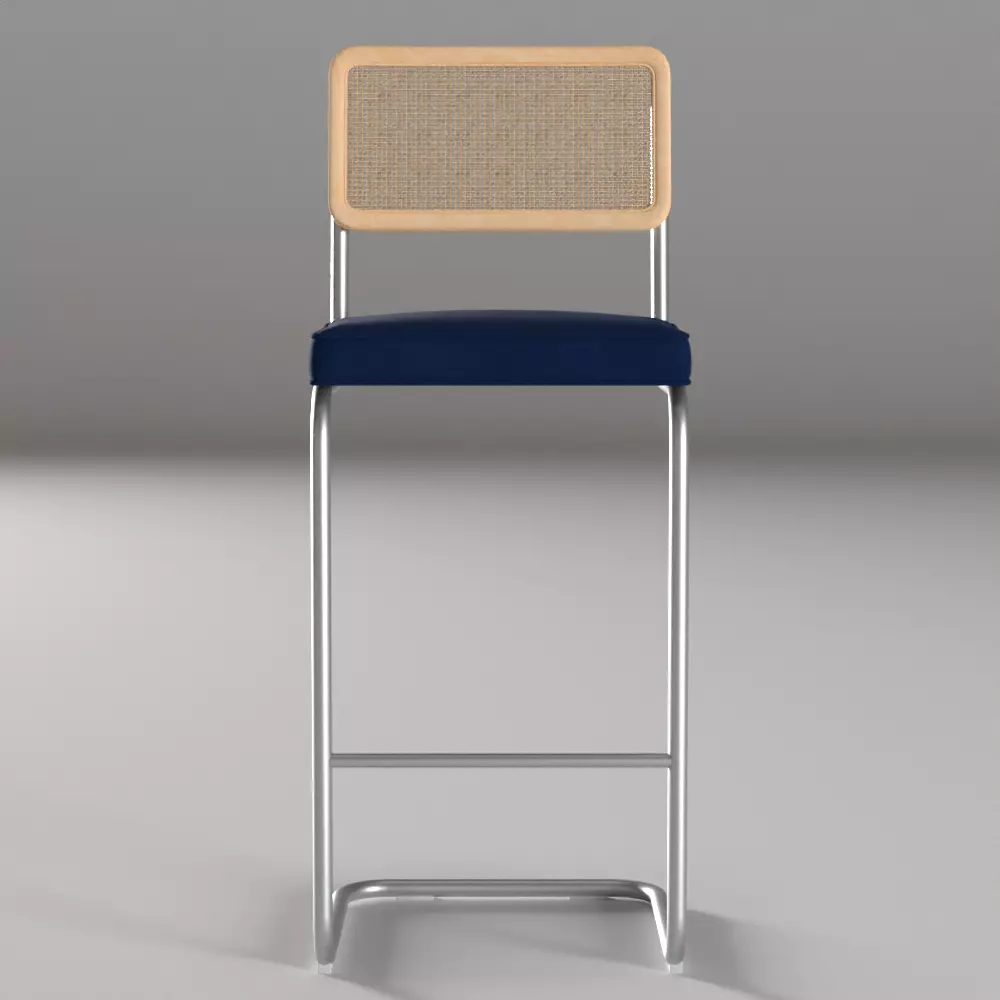 Grantham Stool Low-poly 3D model_0