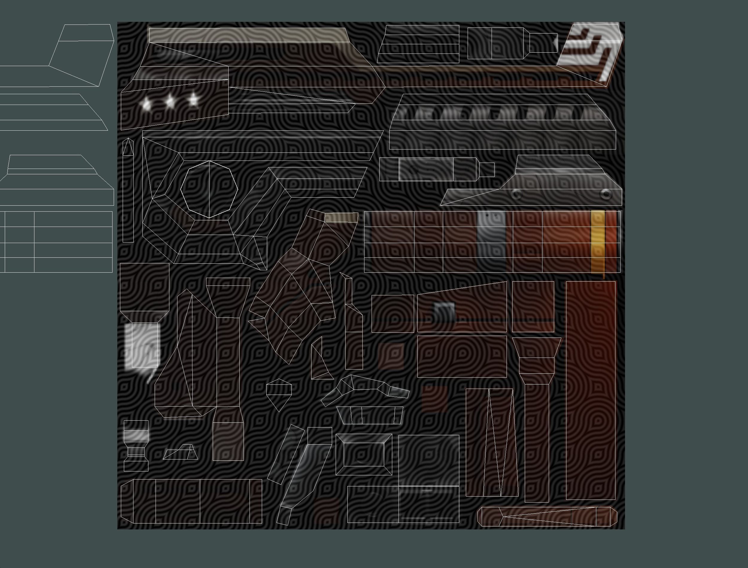 LowPoly Cartoon Sci-Fi Sniper Rifle Future Low-poly 3D model_33