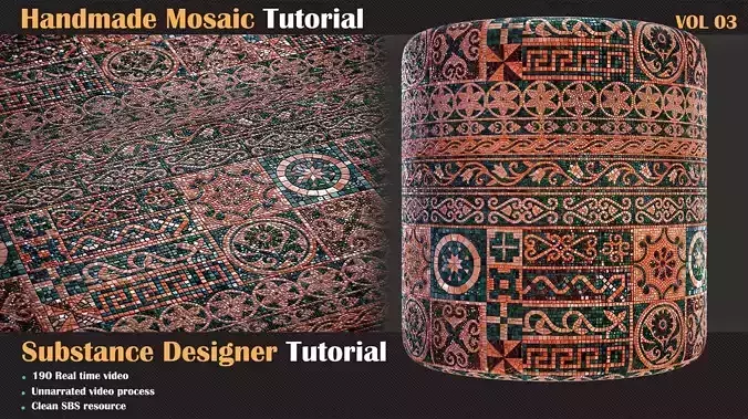 Handmade Mosaic Tutorial - VOL 03  