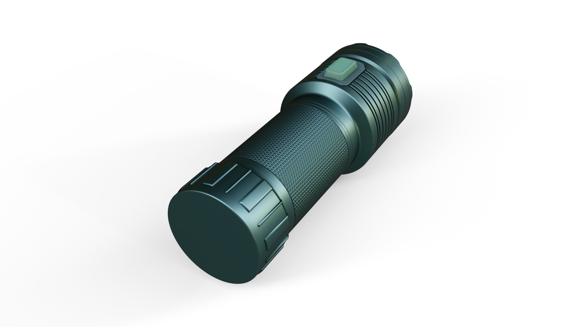 Flashlight Low-poly 3D model_2