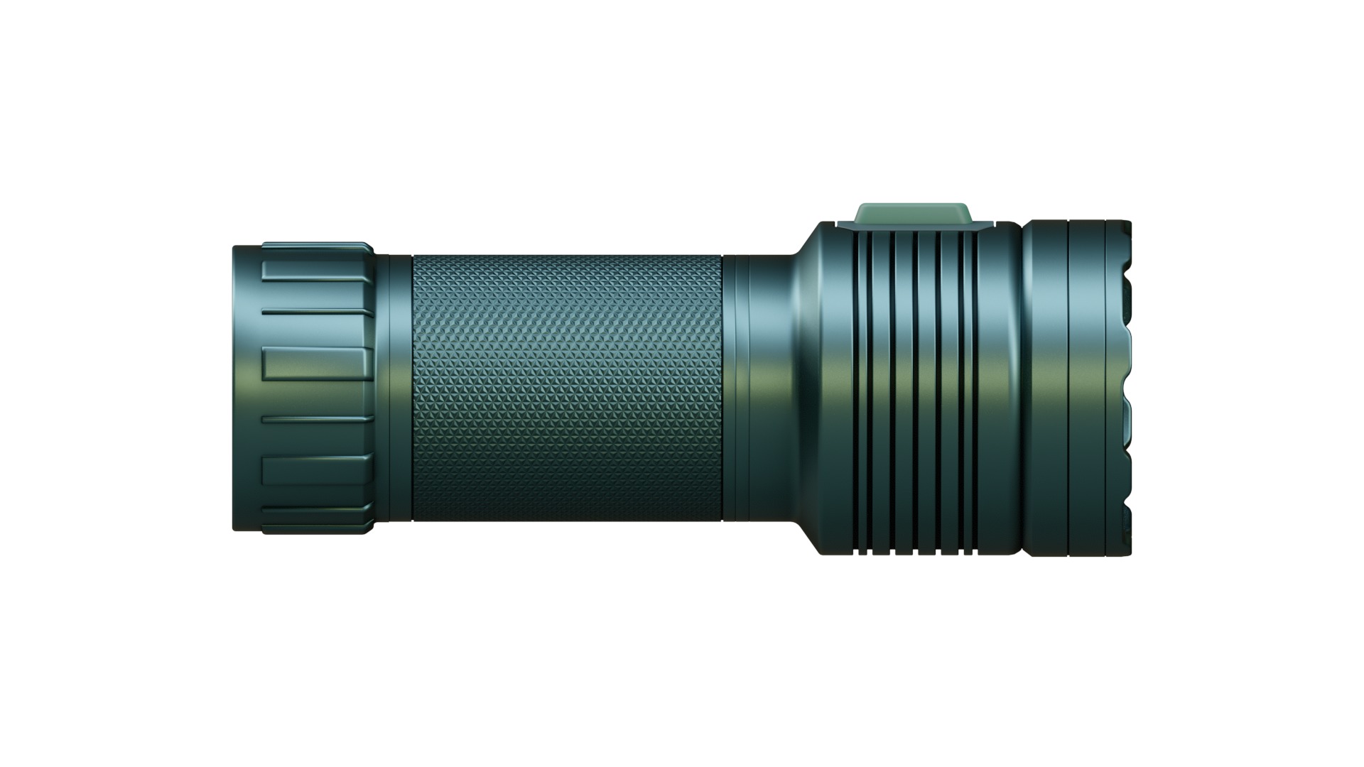 Flashlight Low-poly 3D model_9