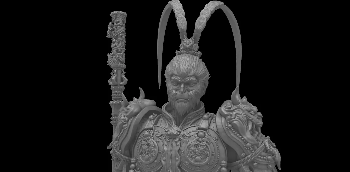 Black Myth Wu kong 3D model_0