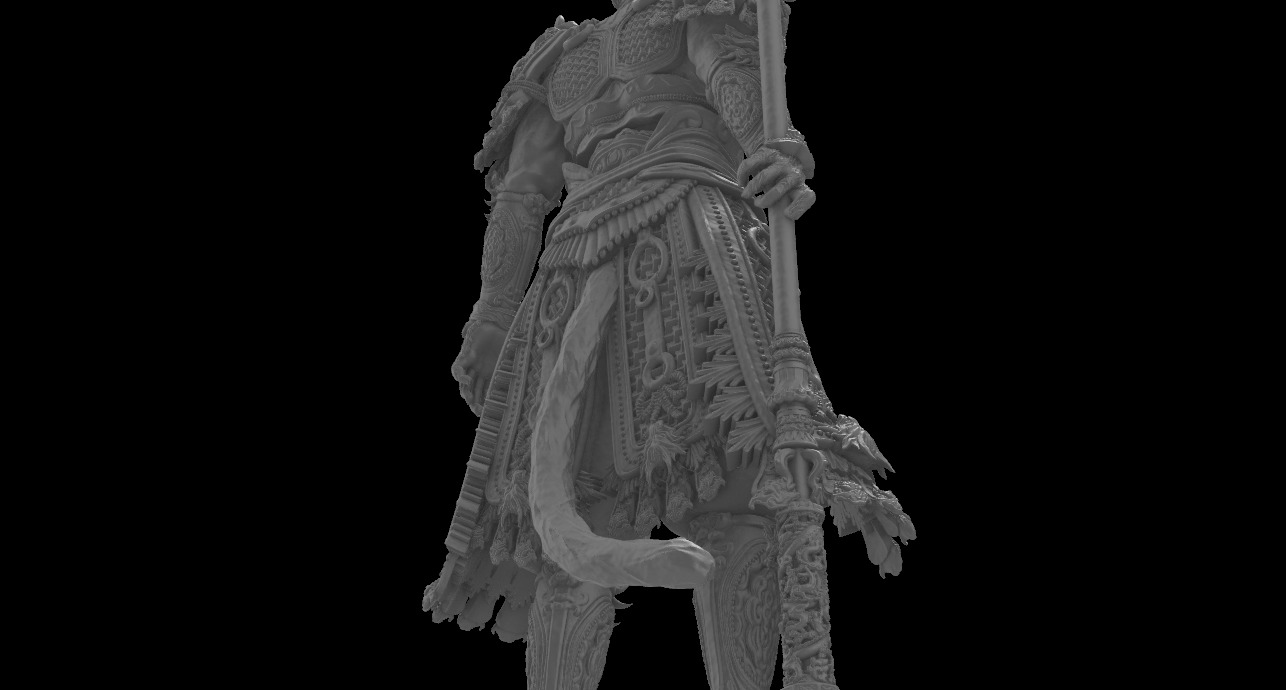 Black Myth Wu kong 3D model_3