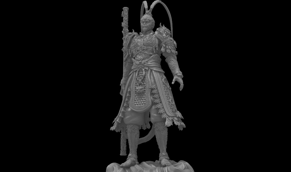 Black Myth Wu kong 3D model_1