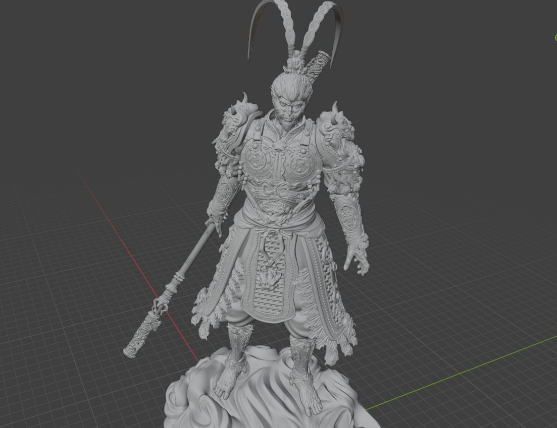 Black Myth Wu kong 3D model_6