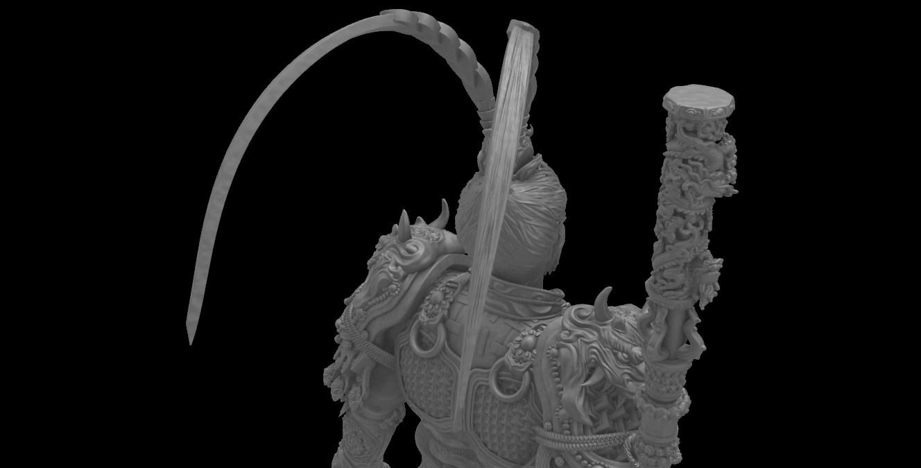 Black Myth Wu kong 3D model_2