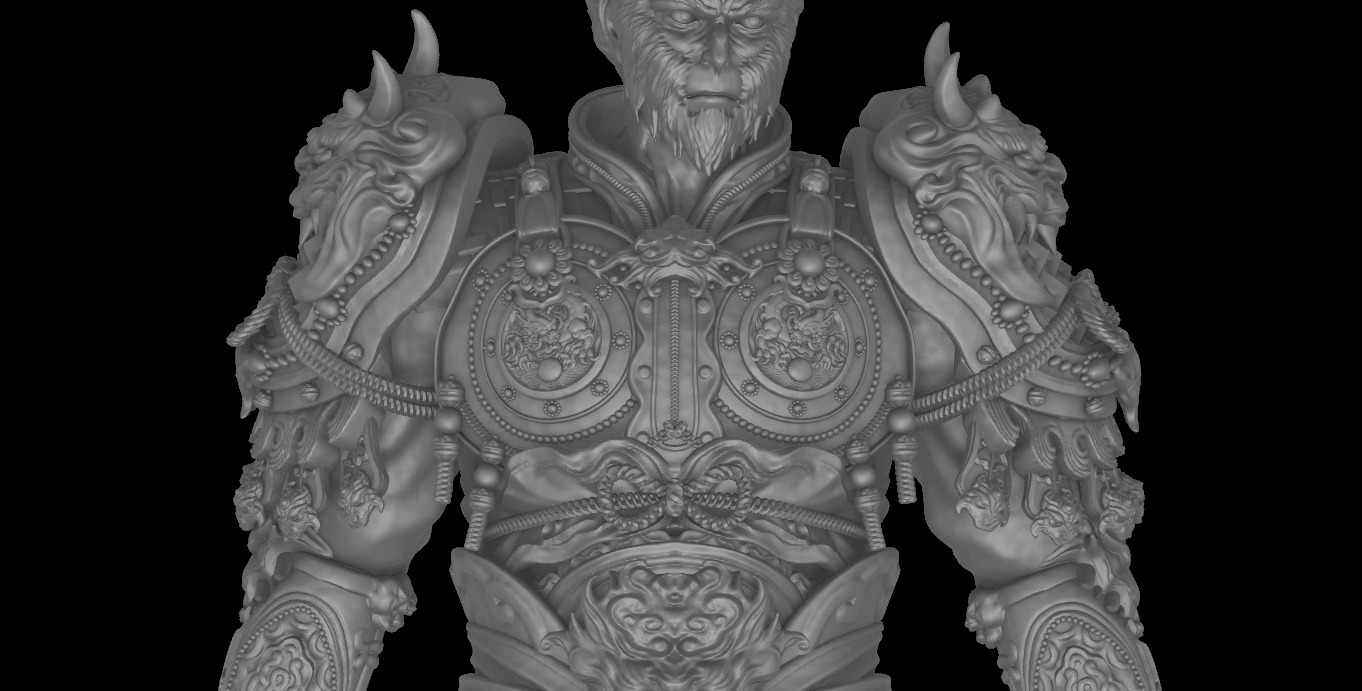 Black Myth Wu kong 3D model_4