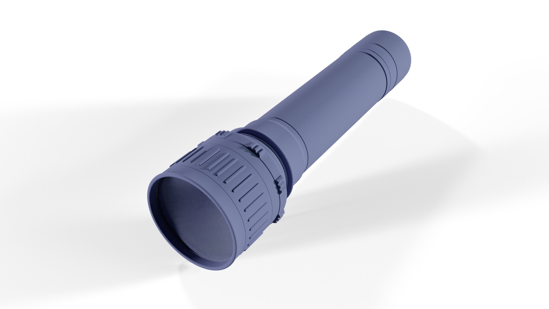 Flashlight Low-poly 3D model_4
