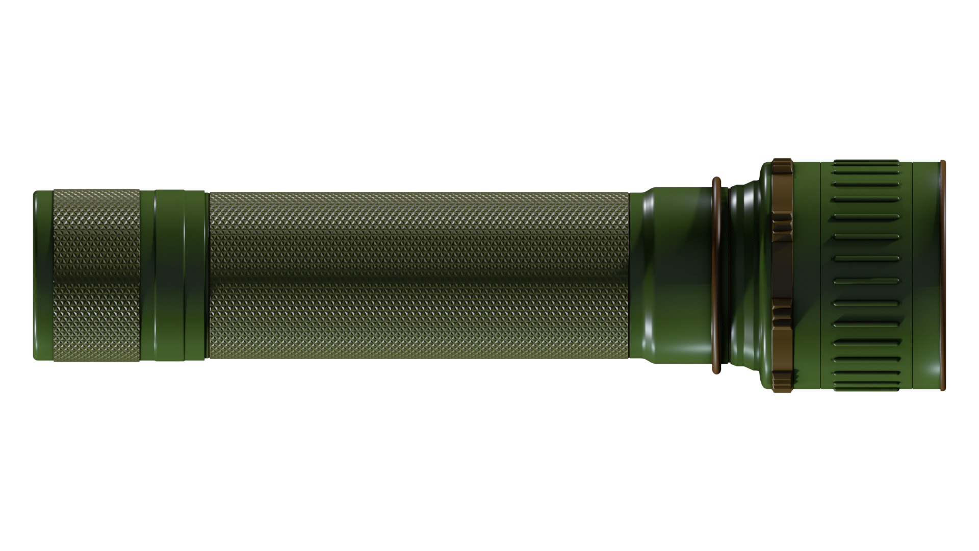 Flashlight Low-poly 3D model_6