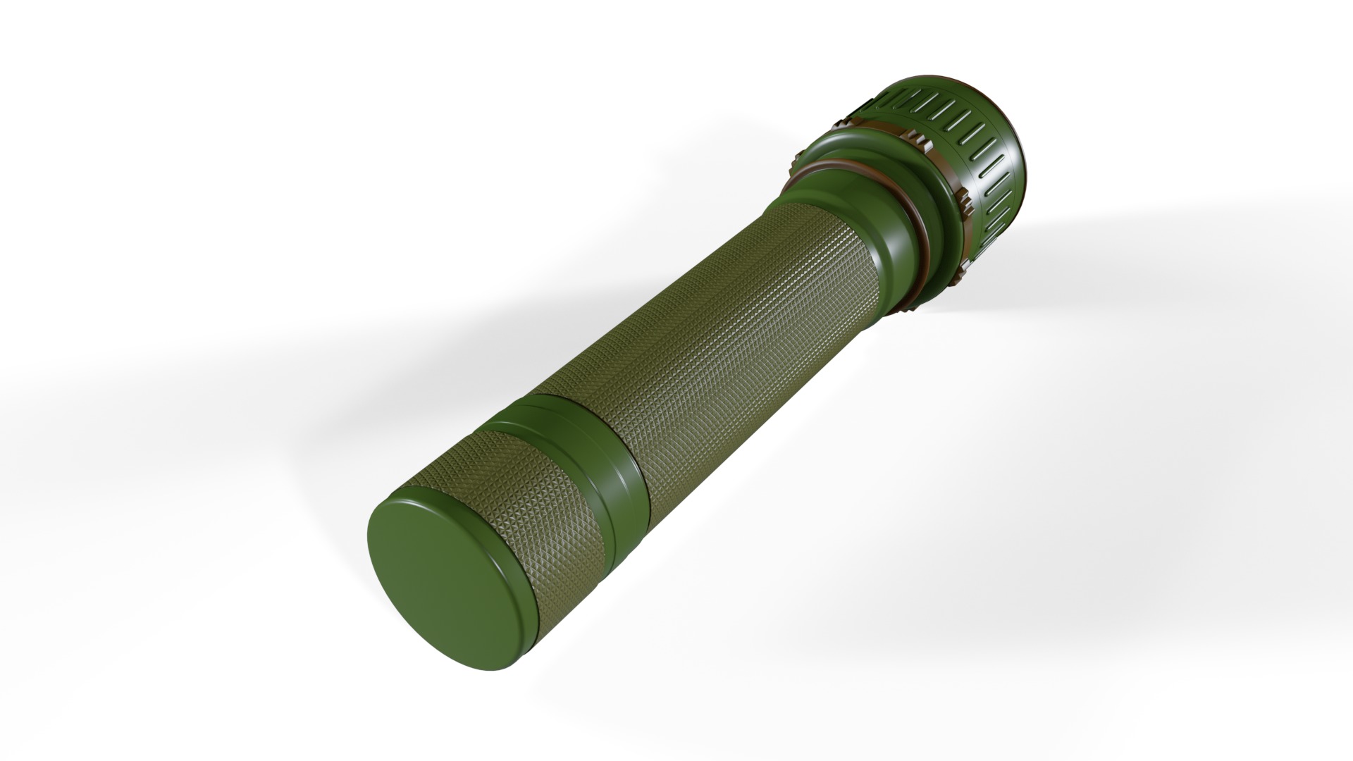 Flashlight Low-poly 3D model_2
