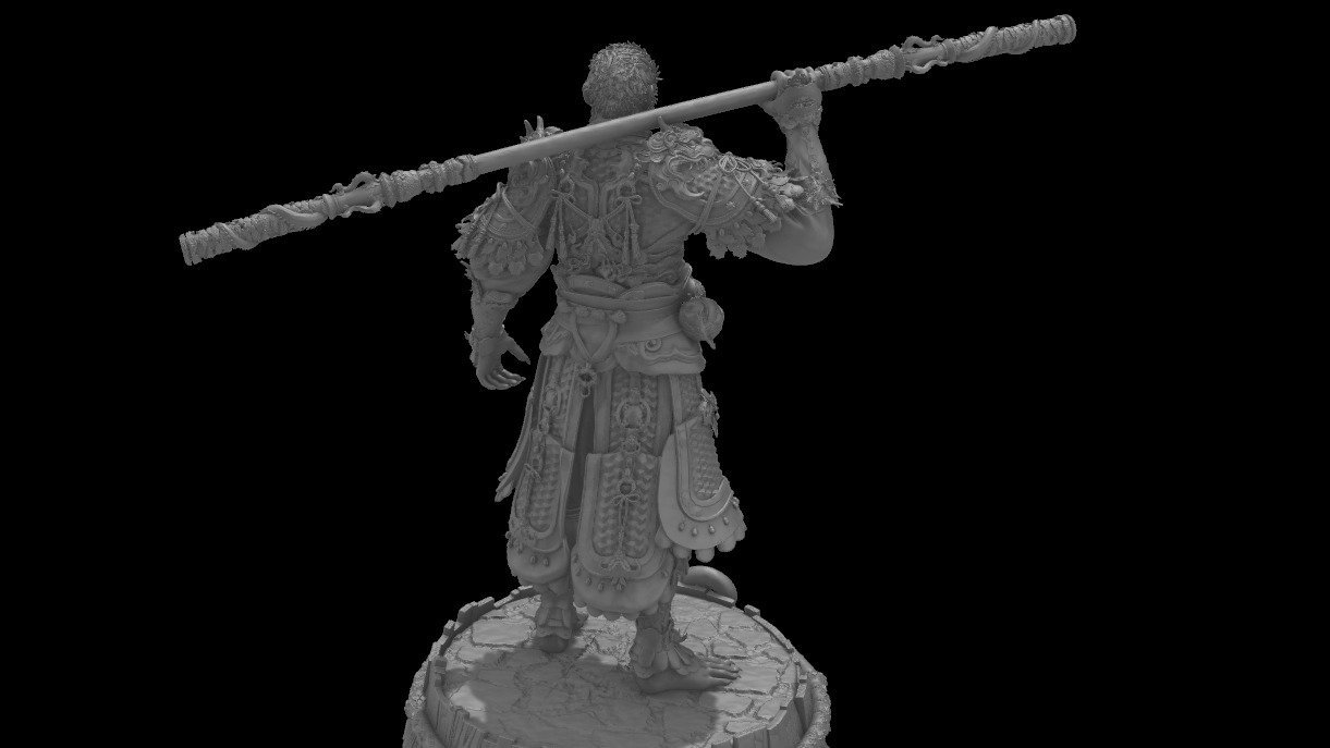 Black Myth Wu kong 3D model 3D model_2