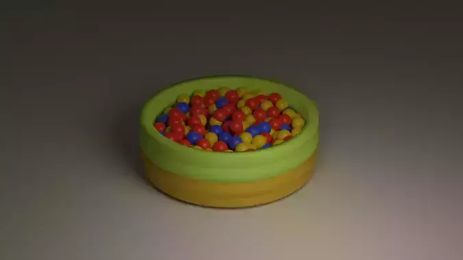 Ball pit 3D model
