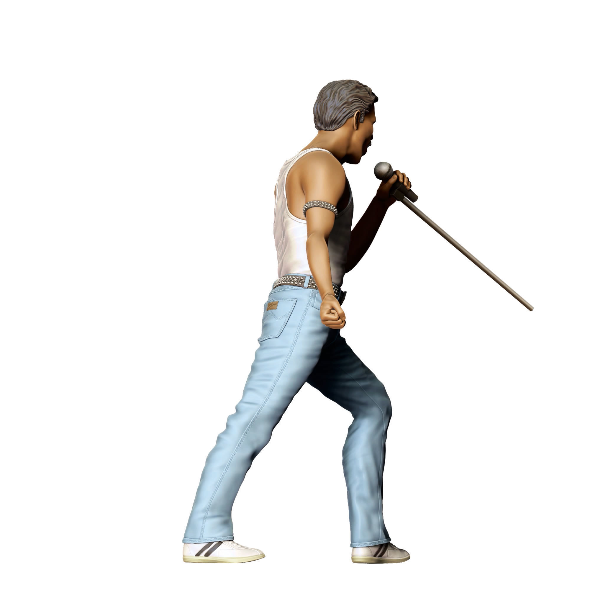 N1 Queen music band Freddie Mercury 3D print model_8